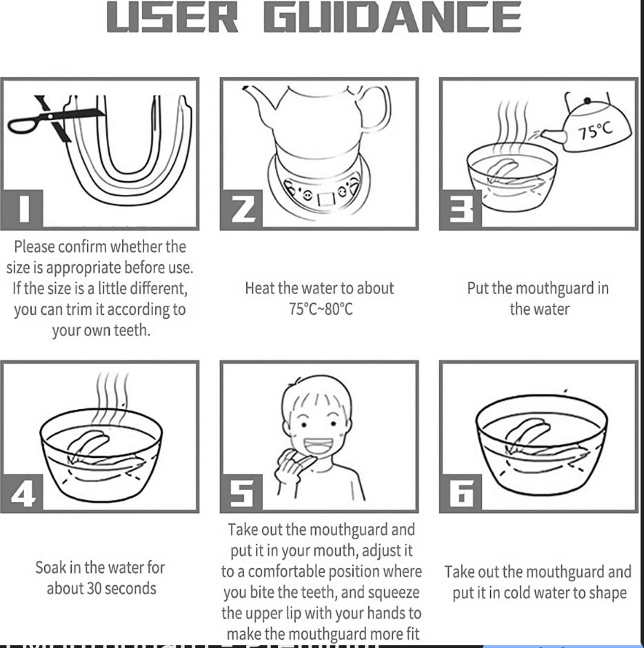 GripGain Breathable Mouthguard